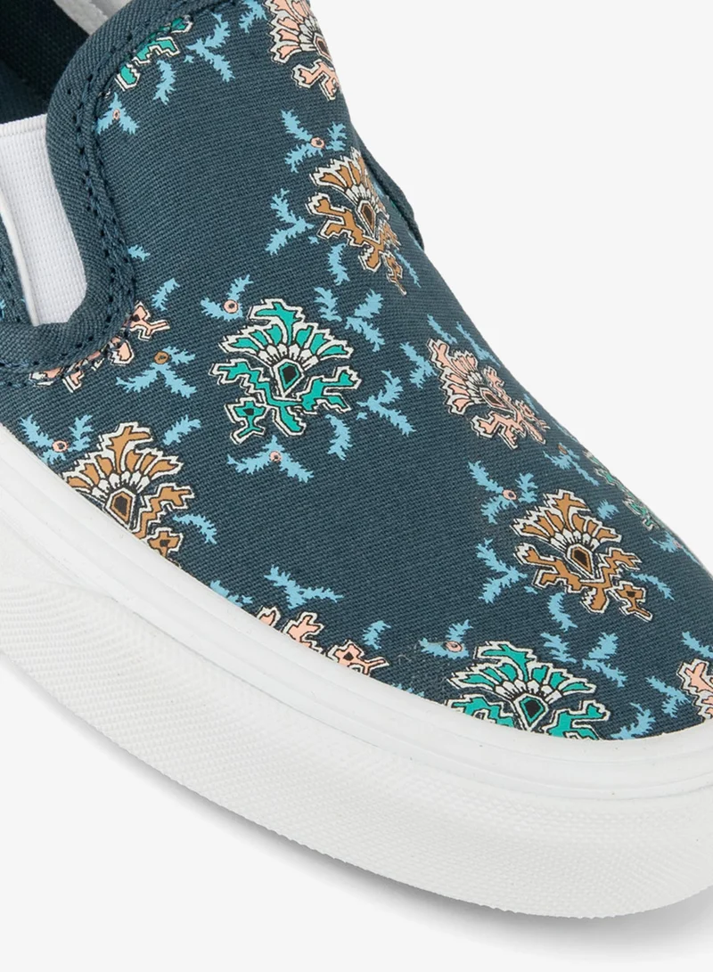 VANS Blue Women's Classic Slip-On Shoes for Women | Best Price UAE